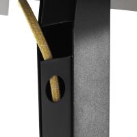 Gator Frameworks Bureau studio Elite rack 8U bois marron - Vue 8